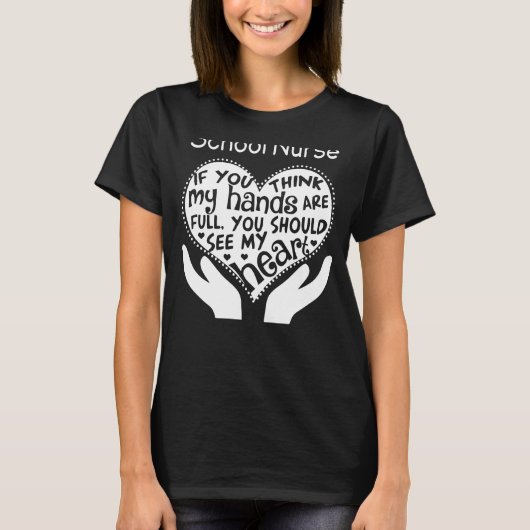 T-shirt Infirmière scolaire (Devant)