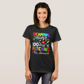 T-shirt Infirmière Scolaire 100 Jours De Patching Tiny Hum (Devant entier)