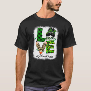 T-shirt Infirmière scolaire Amour Femmes Détachées Décoiff