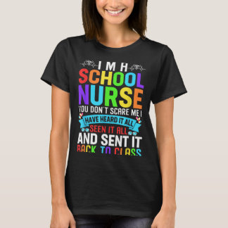 T-shirt Infirmière scolaire appréciation de l'Agence de so