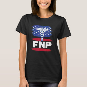 T-shirt Infirmière Spécialisée De La Famille Fnp Drapeau U
