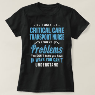 T-shirt Infirmière spécialisée en soins critiques