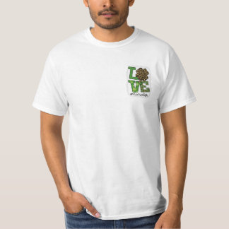 T-shirt Infirmière St patrick blanchie Leopard