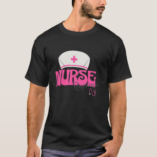T-shirt Infirmière Stéréotype rose Infirmière Soins de jou