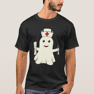 T-shirt Infirmière Super rétro Ghost Scrub Top Infirmière 
