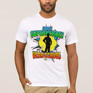 T-shirt Infirmière Superhero Certains Superhéros Portent D