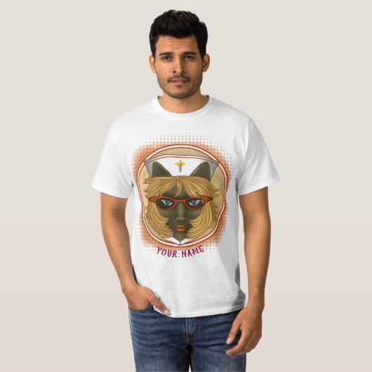 T-shirt infirmière sur mesure (Devant entier)