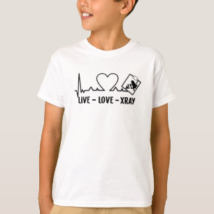 T-shirt Infirmière Technologue en radiologie Xray Live Lov