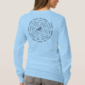 T-shirt Infirmière - texte noir seulement (Dos)