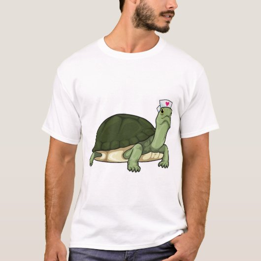 T-shirt Infirmière Tortue (Devant)