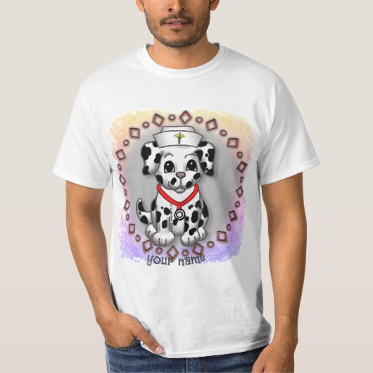 T-shirt Infirmière Toutou  (Devant)