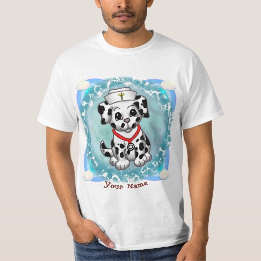 T-shirt Infirmière Toutou (Devant)