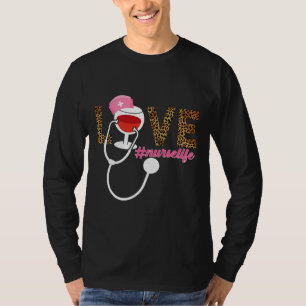 T-shirt Infirmière Vie N. D. N. C. Cna Vin De Soins De San