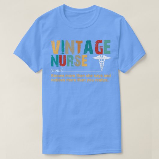 T-shirt Infirmière vintage (Design devant)