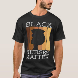 T-shirt Infirmières africaines Mois de l'histoire des Noir