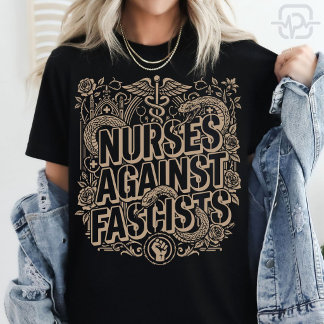 T-shirt Infirmières contre l'art gothique de protestation