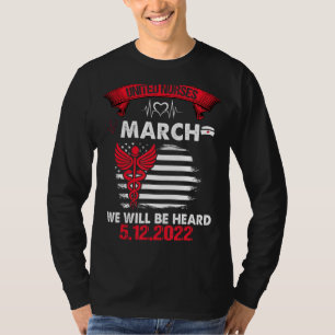 T-shirt Infirmières et infirmiers unis mars million Infirm