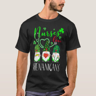 T-shirt Infirmières Love Shenanigans Funny Gnomes Infirmiè