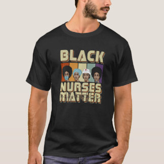 T-shirt Infirmières LPN noires comptent Afro-Américaines H