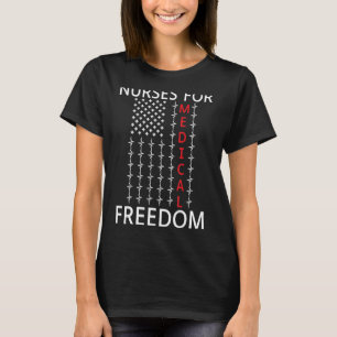 T-shirt Infirmières pour la liberté Médicale Heartbeat Ekg