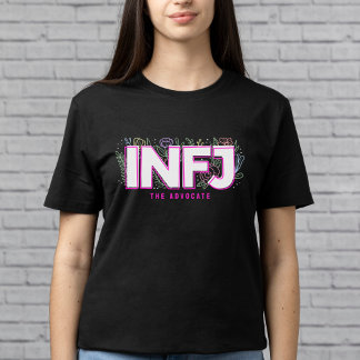 T-shirt INFJ Introvertir le Étiquette MBTI Type de personn
