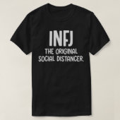 T-shirt INFJ Le danseur social original introvert perso (Design devant)