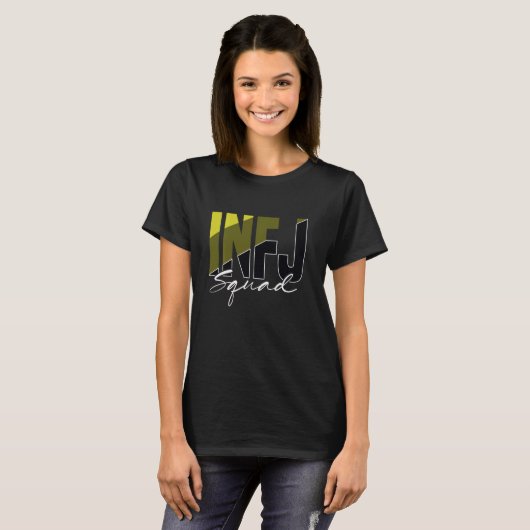 T-shirt INFJ Pride INFJ Squad (Devant entier)