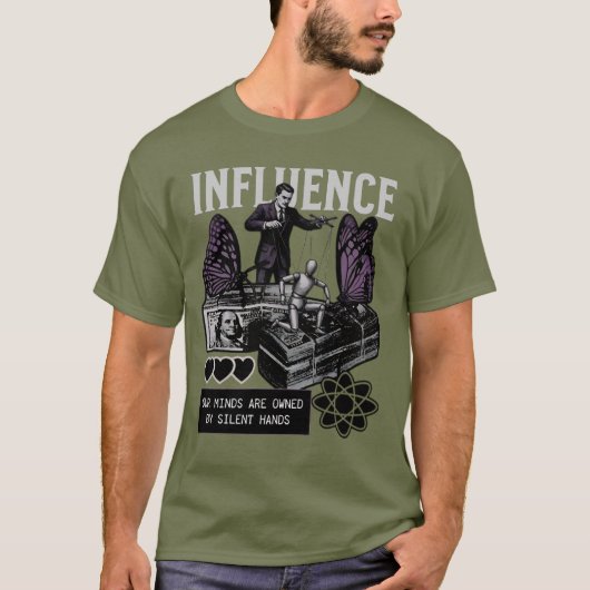 T-shirt Influence – Silent Control Mind Manipulation (Devant)