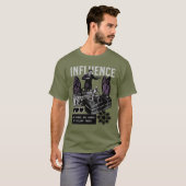 T-shirt Influence – Silent Control Mind Manipulation (Devant entier)