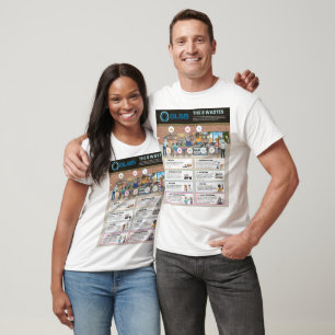 T-shirt Infographie des 8 gaspillages