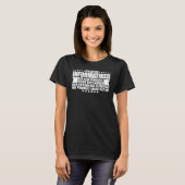 T-shirt Informaticien Admin IT Technician Network Pro (Devant entier)