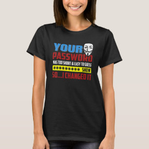 T-shirt Informaticien Nerd Piratage Informatique Pirate Ma