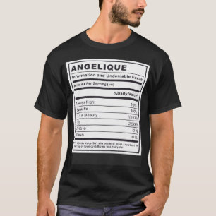 T-shirt Information Angelique et faits indéniables
