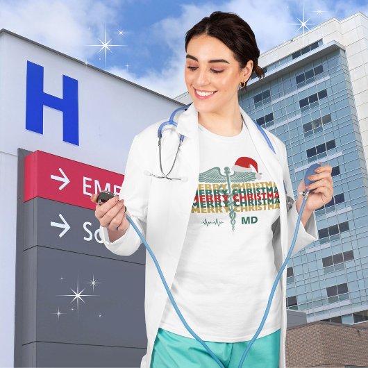 T-shirt Informations d'identification professionnelles Méd