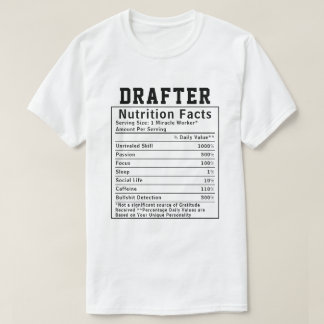 T-shirt Informations nutritionnelles drôles pour projeteur