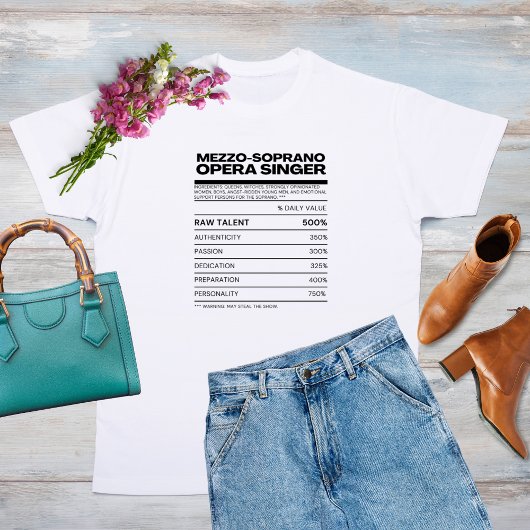 T-shirt Informations sur les ingrédients Soprano M