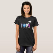 T-shirt Informatique Cloud Evolution Programmer Ingénieur (Devant entier)