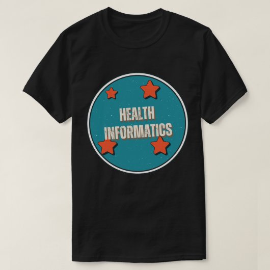 T-shirt Informatique de la santé (Design devant)