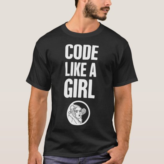 T-shirt Informatique et programmation Ada Lovelace (Devant)