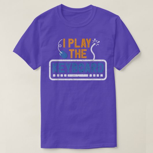 T-shirt Informatique Jouer Clavier Techie Programmer C (Design devant)
