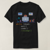 T-shirt Informatique Python Programmer Cadeau Code de Mang (Design devant)