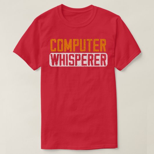 T-shirt Informatique Whisperer Funny Coding Programmateur (Design devant)