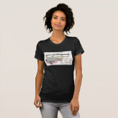 T-shirt Infrastructure de base de disposition de diagramme (Devant entier)