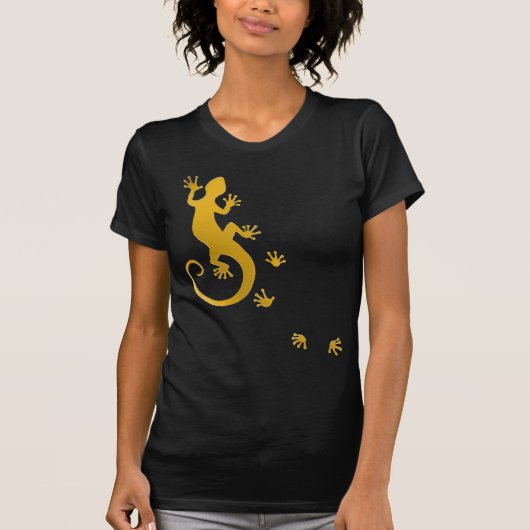 T-shirt Ing de course Gecko d'or (Devant)