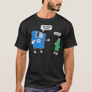 T-shirt Ingénierie Informatique I Mens Père Son Disquette