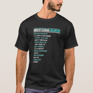 T-shirt Ingénierie mécanique sarcastique amusante compréhe