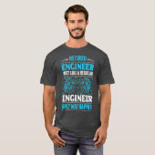 T-shirt Ingénieur À La Retraite Comme Une Façon Régulière  (Devant entier)