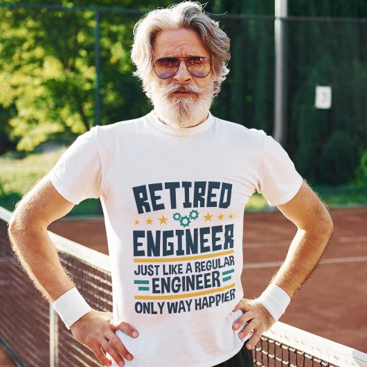T-shirt Ingénieur à la retraite Génie à la retraite