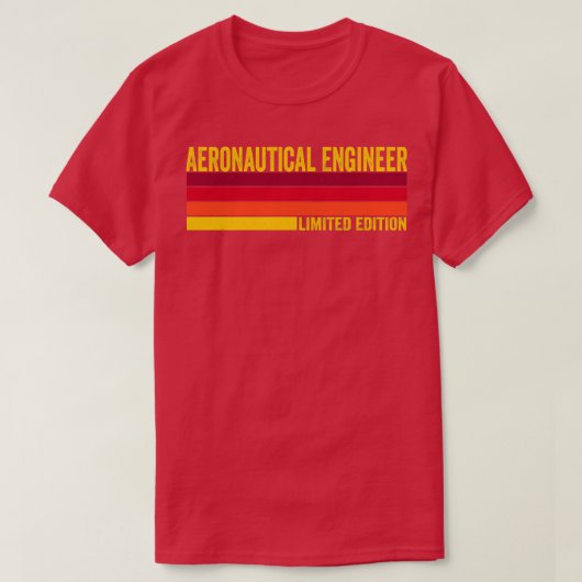 T-shirt Ingénieur aéronautique (Design devant)