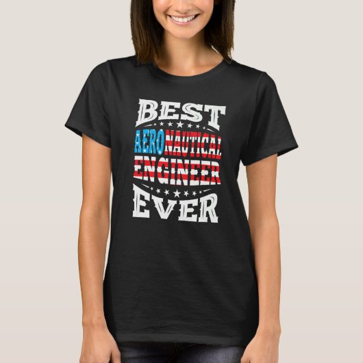 T-shirt Ingénieur Aéronautique 4 Juillet Quart Usa Ameri (Devant)